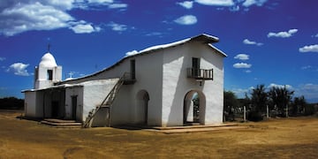 En la Capilla de Nuestra Señora del Rosario en Lavalle será entronizada del Cura Brochero, el primer santo argentino. Gentileza Gobierno de Mendoza