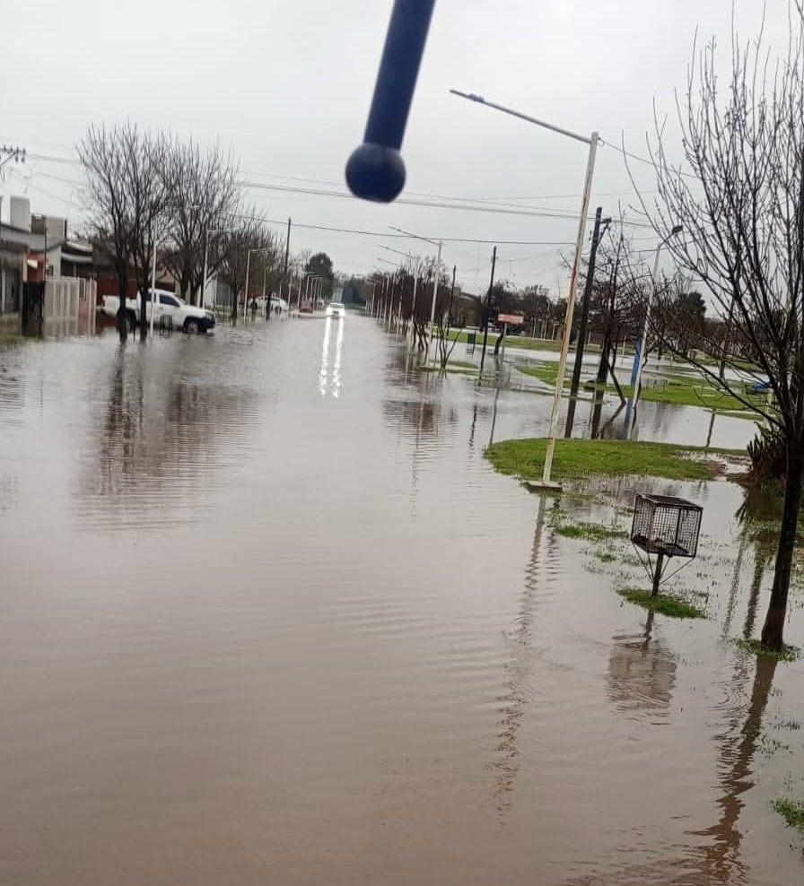 Lluvias abundantes en el sur de Santa Fe
