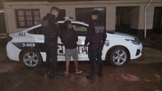Oberá: detienen a un joven que violentaba las puertas de los automóviles.