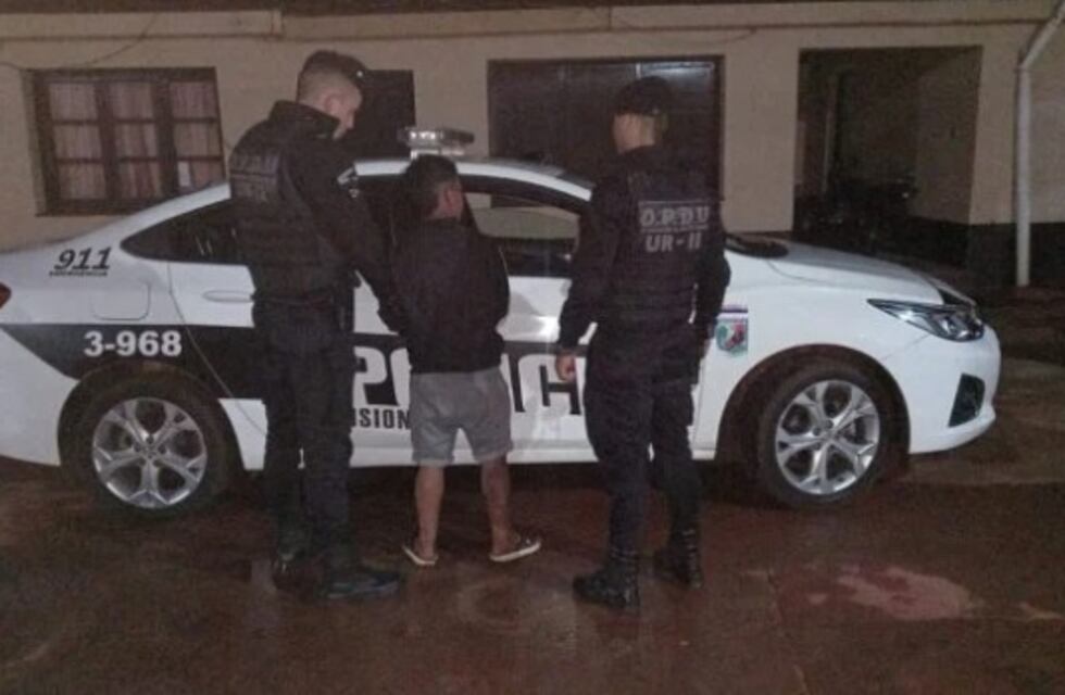 Oberá: detienen a un joven que violentaba las puertas de los automóviles