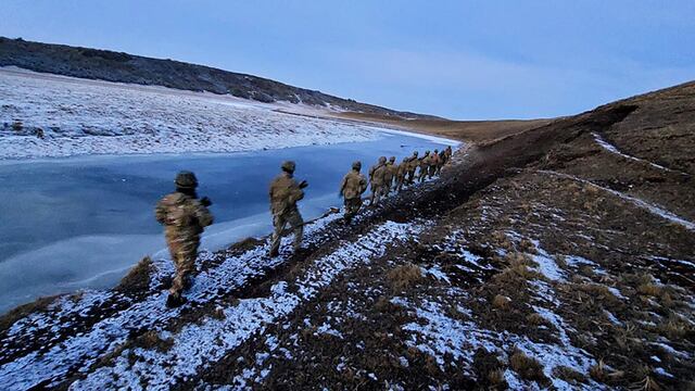 Tierra del Fuego: BIM5 se adiestró en técnicas de operaciones defensivas