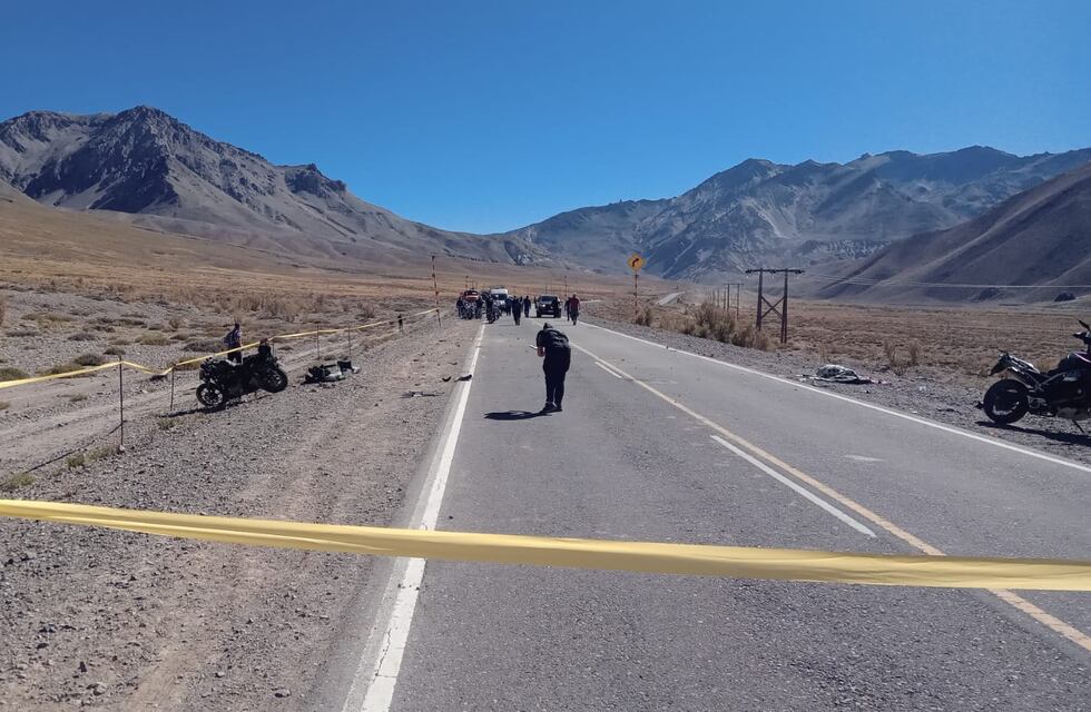Fatal accidente de Harley Davidson en Malargüe: chocaron tras esquivar a una liebre, uno murió y otros están heridos