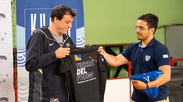 Se realizó una rueda de prensa en el Gimnasio Ana Giró de Ushuaia.