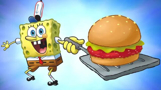 De la animación a la realidad: se reveló el ingrediente secreto de las Cangreburguers