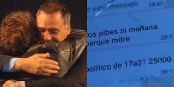 Ofrecían $25.000 por ir al acto de Adorni