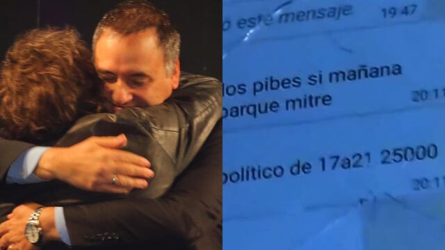 Ofrecían $25.000 por ir al acto de Adorni