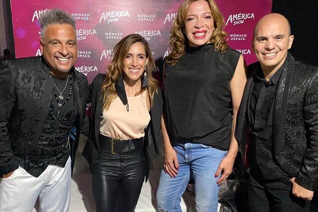 Soledad y Lizy Tagliani visitaron América Show, este "finde XXL" en Carlos Paz.