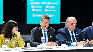 Sergio Massa en el Banco Nación