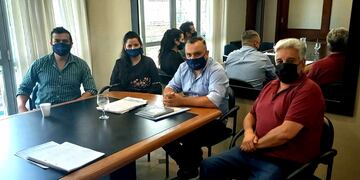 El secretario general, Pablo Santín, acordó con la Delegación provincial de la cartera de Trabajo ser "inflexibles contra la falta de registración laboral"