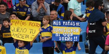 Los hinchas neutrales pero de Boca, fueron la nota sobresaliente en el estadio Malvinas Argentinas, donde el Xeneize ganó 1-0 ante Godoy Cruz.