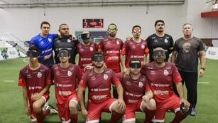 El equipo de fútbol para ciegos del Club 9 de Julio organizan una carrera virtual a beneficio