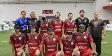El equipo de fútbol para ciegos del Club 9 de Julio organizan una carrera virtual a beneficio