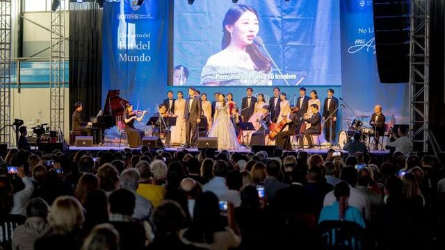 Gran primera presentación del coro “Gracias” en Ushuaia