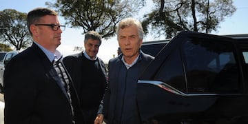 Mauricio Macri, en la reunión con la cúpula del PRO