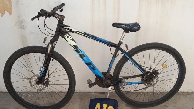 La bicicleta recuperada había sido robada del barrio Guillermo Lehmann