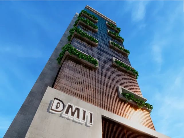La torre DM11 con la que Ángel Di María incursionará en el mercado inmobiliario.