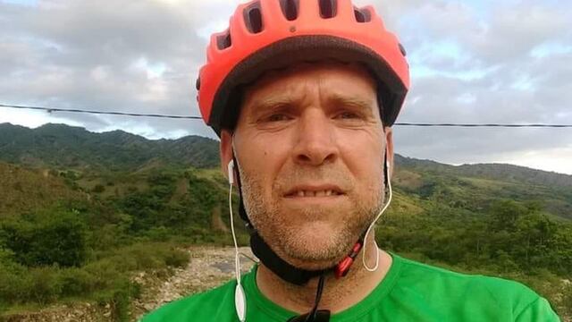 Ramiro Sagasta, era el ciclista que murió prendido fuego en Salta (Facebook).
