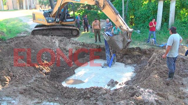 Repararon un caño maestro en Paraná.