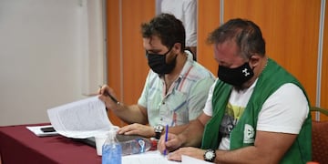 Representantes de los gremios se reunieron con el Gobierno de Mendoza.