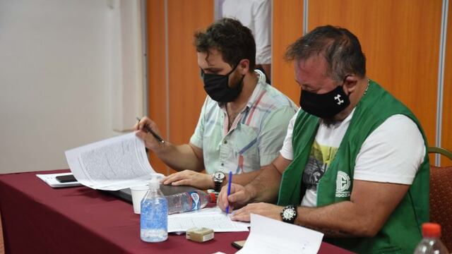 Representantes de los gremios se reunieron con el Gobierno de Mendoza.