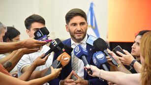 El gobernador de Santa Fe, Maximiliano Pullaro