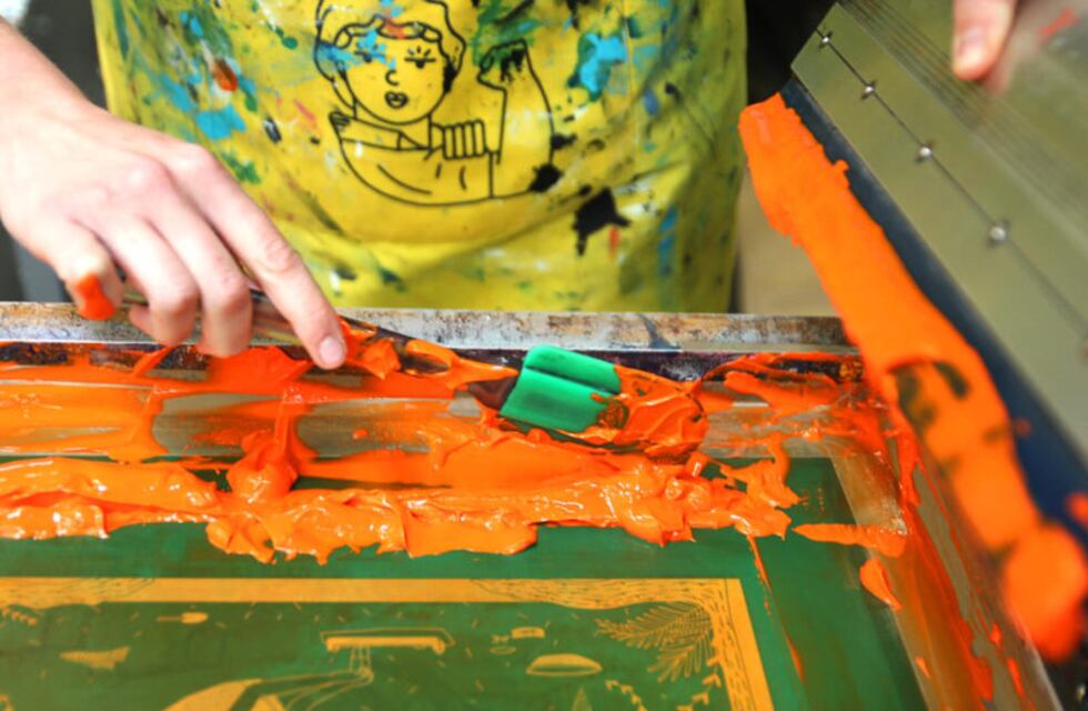 Taller de Serigrafía en el Museo Mulazzi de Tres Arroyos