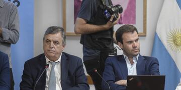 Mario Negri en la Comisión de Juicio a la Corte Suprema. Foto Federico Lopez Claro