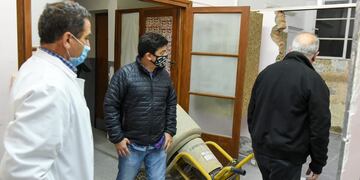 Recorrido en las obras que se desarrollan a partir del “Plan Capilla de Pie”, en la localidad de Capilla del Monte.