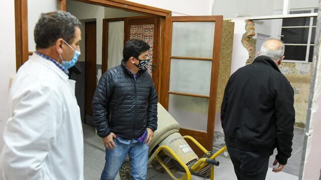 Recorrido en las obras que se desarrollan a partir del “Plan Capilla de Pie”, en la localidad de Capilla del Monte.