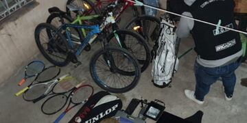 Elementos hallados. (Policía)