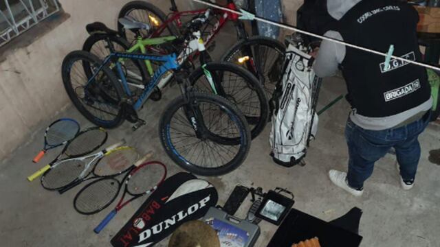 Elementos hallados. (Policía)