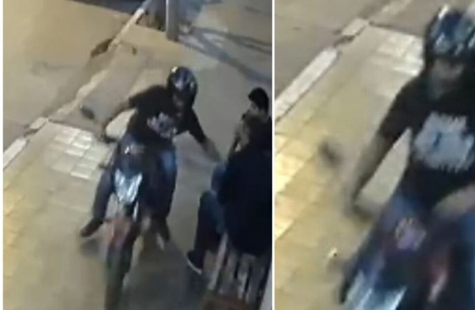Video: un famoso locutor sanjuanino fue víctima de un motochorro
