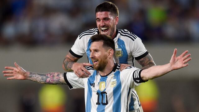 Messi y la importancia de De Paul en su bienestar en el ciclo Scaloni (AP)