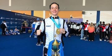 Josefina Mesa, la tunuyanina campeona mundial de taekwondo