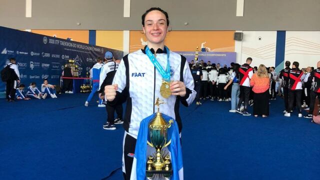 Josefina Mesa, la tunuyanina campeona mundial de taekwondo