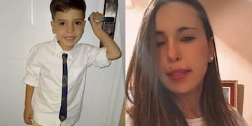 Giuliana Lara Ríos y su hijo Mateo, las víctimas de este doble crimen.