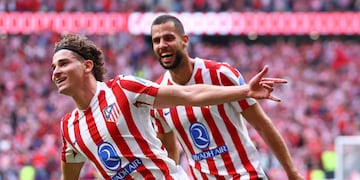 Julián Álvarez confesó un diálogo que tuvo con Nico González antes de anotar un golazo de tiro libre en la goleada del Atlético de Madrid al Real Madrid.