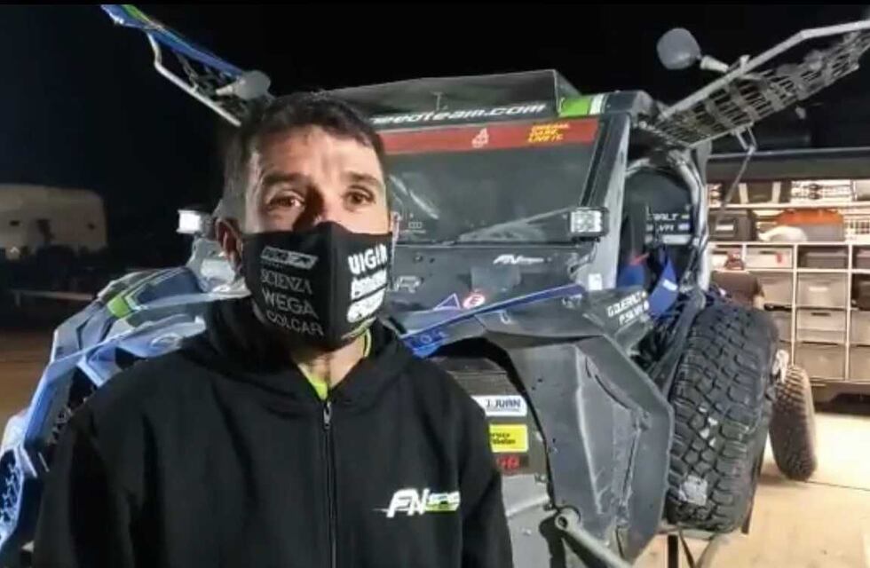 “Dentro de lo malo, fue un día con suerte” dijo el Pato Silva sobre su participación hoy en el Rally Dakar