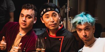 Bhavi presentó “Bien” y realizó una exposición de sus cuadros.