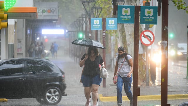 Se pronostican tormentas y descenso de la temperatura en Mendoza.