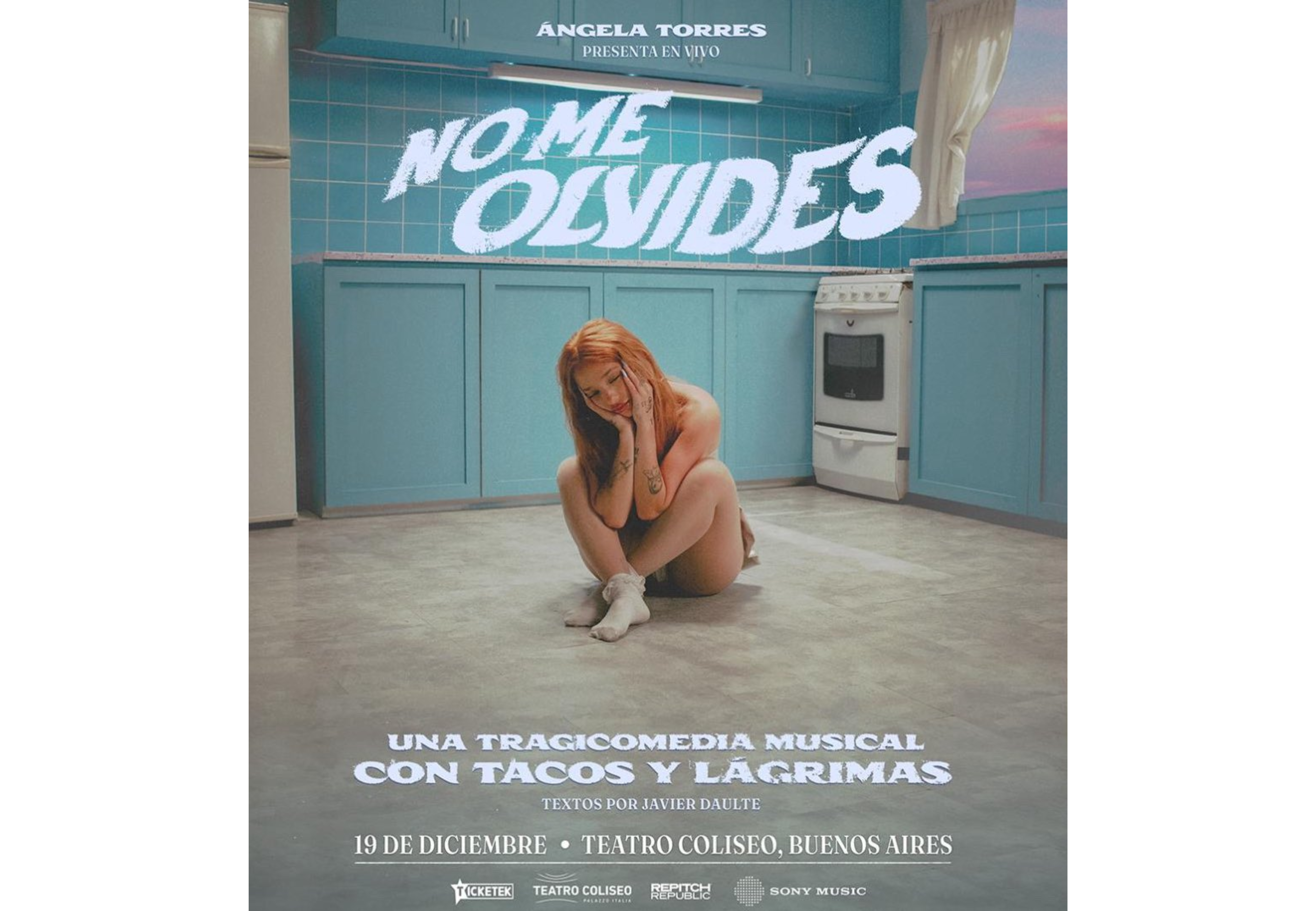 La cantante anunció su show en el Teatro Coliseo.
