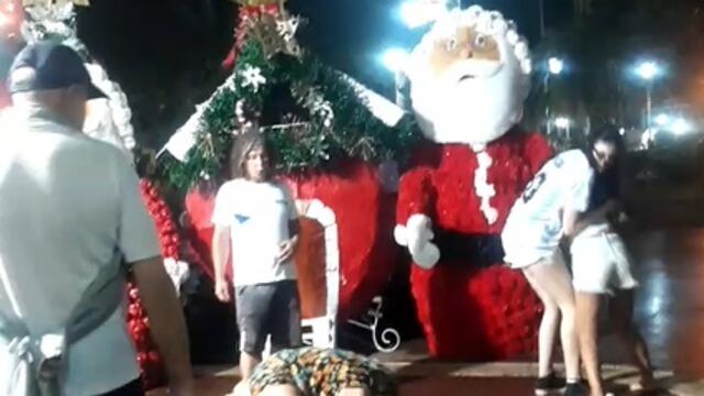 Festejos por el triunfo de Argentina opacados por gresca callejera en Eldorado.