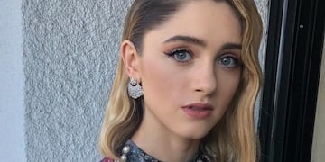 Natalia Dyer, "Nancy Wheeler " en Stranger Things.