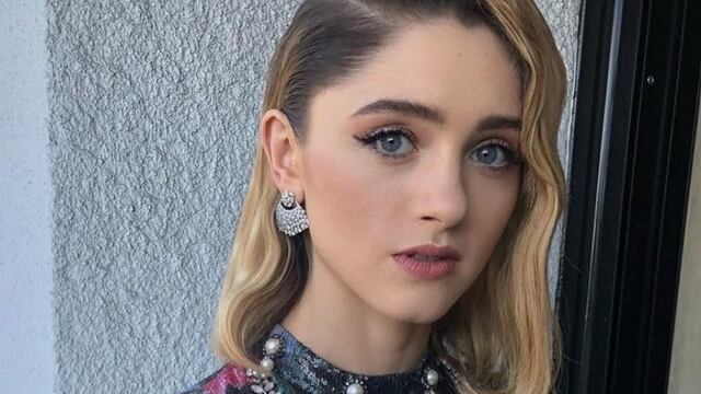 Natalia Dyer, "Nancy Wheeler " en Stranger Things.