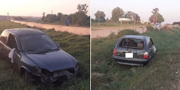 El siniestro vial ocurrió esta mañana, en las inmediaciones del Acceso Norte y calle Londero.