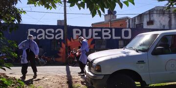 Los investigadores fueron a la zona por la mañana para realizar pericias y determinar cómo se produjo el siniestro. (@somosrosariook)