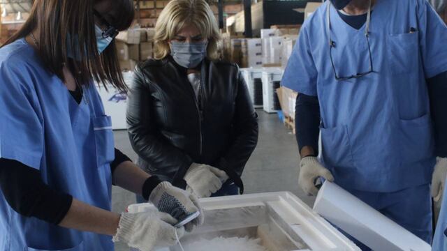 Llegó el cargamento de vacunas Pfizer a Santa Fe