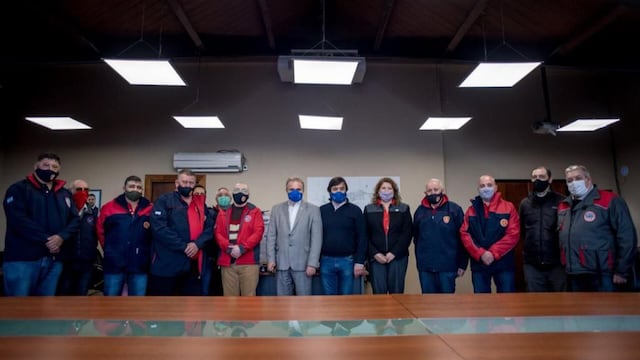 El Municipio junto a la diputada nacional Carolina Yutrovic se reunieron con representantes  del Consejo Nacional de Bomberos Voluntarios