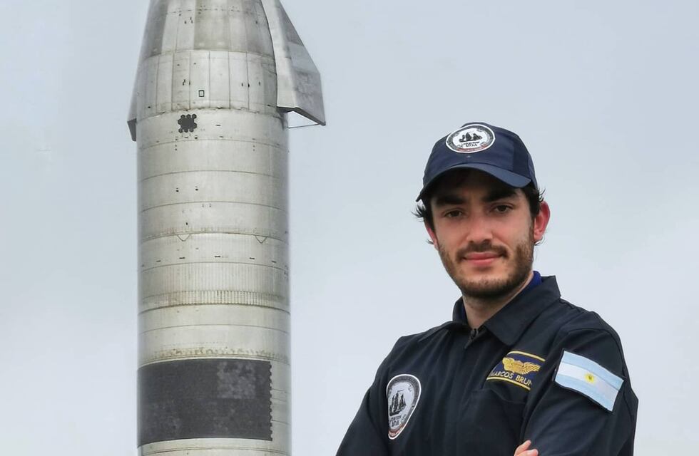 El experimento de un joven mendocino viajó al espacio con la bandera argentina