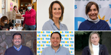 Ganadores y perdedores de las PASO en Azul